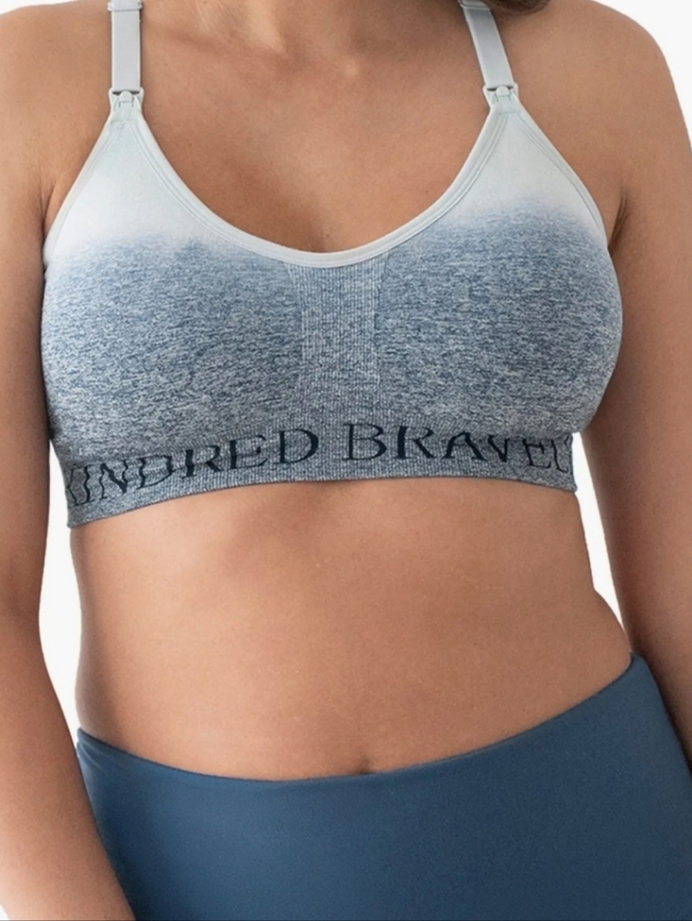 Kindred Bravely Sublime Nursing Sports Bra in Ombre Storm Size 1X-Busty